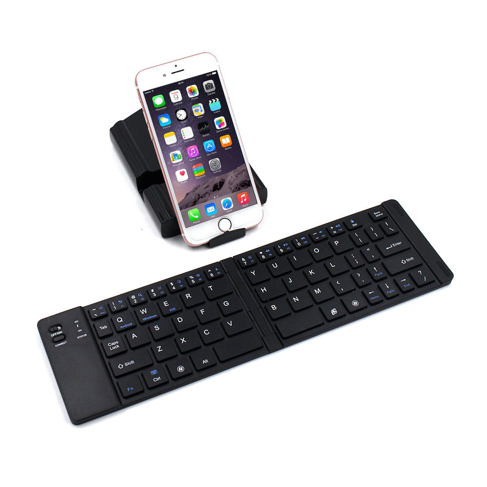 Folding Metal Bluetooth Foldable Keyboard Mini Bluetooth Wireless