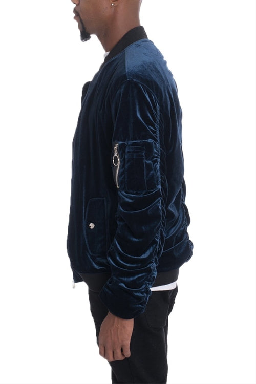 VELOUR BOMBER