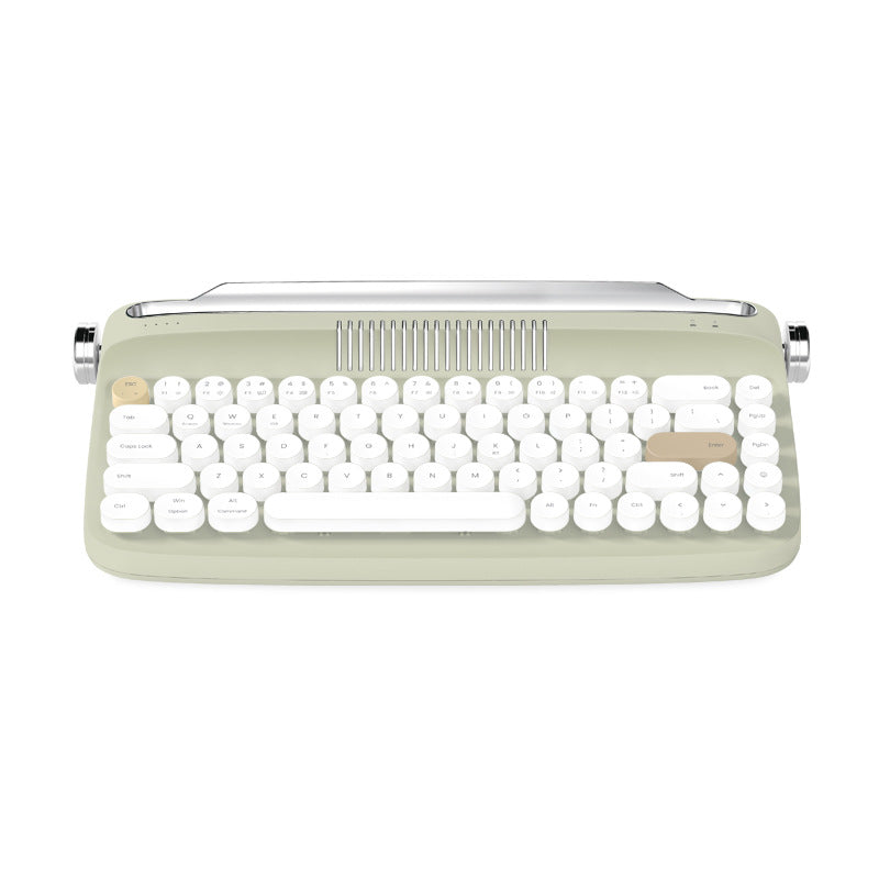 B307 Rechargeable Retro Bluetooth Wireless Keyboard