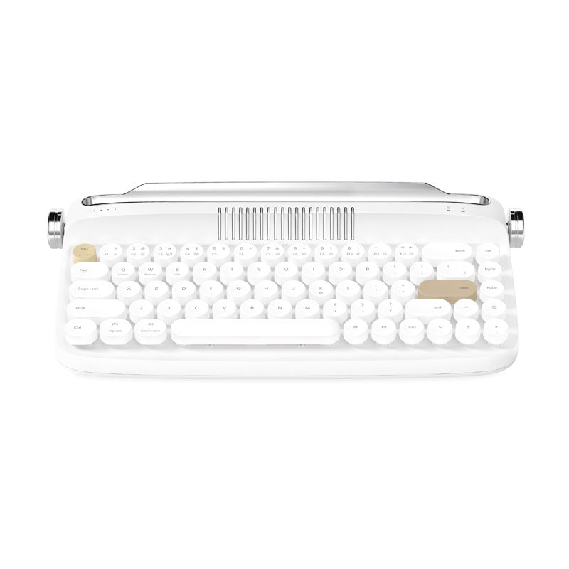 B307 Rechargeable Retro Bluetooth Wireless Keyboard